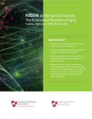 Cover of a report recounting highlights from the 2019 Fusion symposium.