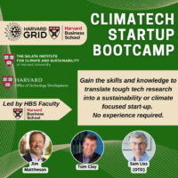 Venturing harvard climatech startup