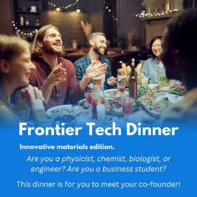 Frontier tech dinner flyer