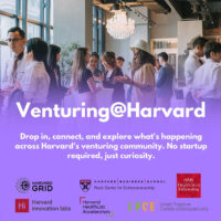 Venturing Harvard 10 28 26 - Image for Harvard Grid's Venturing@Harvard (10/28/26)