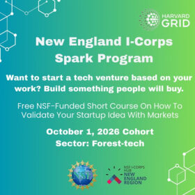 I Corps Spark Program Forest Tech Sector flyter