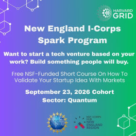 New England I Corps Spark Program Quantum Sector