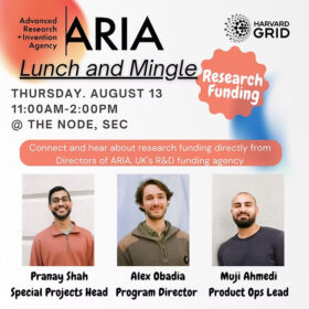 Aria lunch mingle flyer