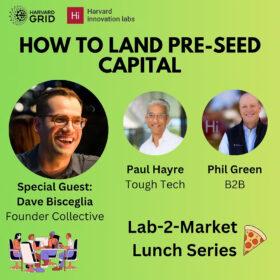 Lab 2 market how to land pre seed capital