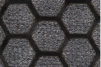 Dimpled material patterns