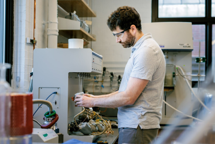 Jarad mason in lab