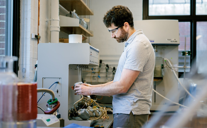 Jarad mason in lab