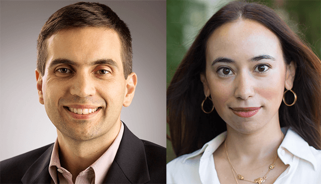 Gus Simiao and Raffaella Squilloni, new entrepreneurs in residence